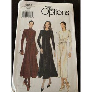 Vogue Misses Dress Sewing Pattern 9063 Size 6 8 10 - Uncut